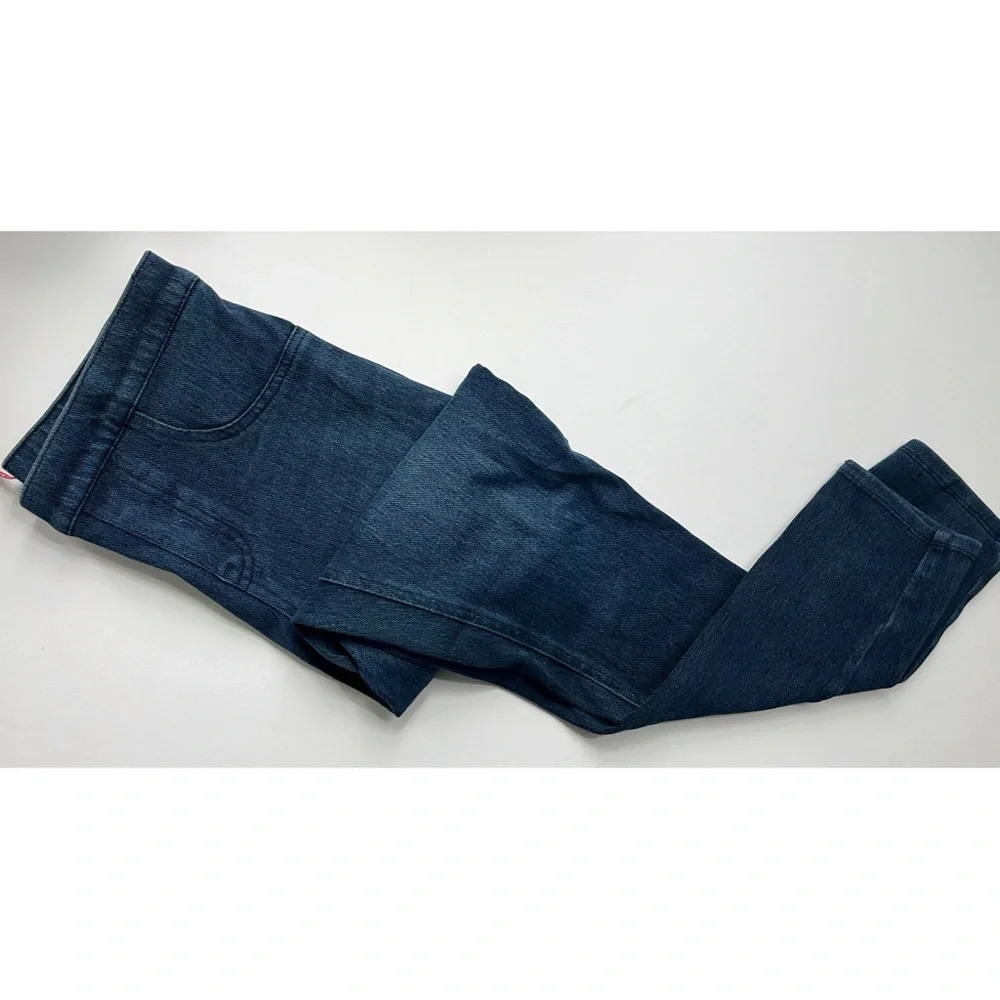 Spanx • Jean-Ish Ankle Leggings Twilight Rinse Pull On Legging Jeans